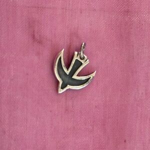 Vintage James Avery Descending Dove Charm Rare and Retired